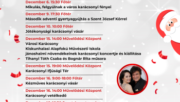 Adventi Programok Jánoshalmán 2023